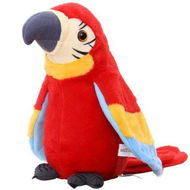 Detailed information about the product Talking Parrot Toy that Repeats What You Say Fun Learning Companion Brings Happiness in Red