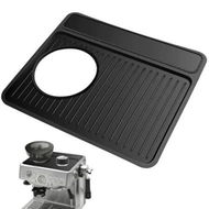 Detailed information about the product Tamping Mat for Breville 870/880,Espresso Tamper Mat,Food Grade Silicone Non-Slip,11in x 9.25in,Waterproof Heat Resistant,Espresso Tamping Station (Black)