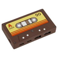 Detailed information about the product Tape Shape HUB2.0 Cute Retro Desktop Ornament USB HUB Adapter Splitter