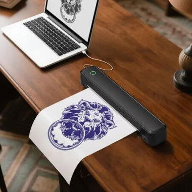 Tattoo Stencil Printer Wireless Thermal Transfer Machine Tattooing Drawing Copier Bluetooth USB Body Art Maker DIY Portable Phone Tablet PC Compatible