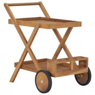 Tea Trolley Solid Teak Wood