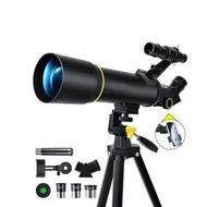 Detailed information about the product Telescope, 70mm Aperture 400mm AZ Mount Astronomical Refracting Telescopes 20x to 200x for Kids and Men Women, Black
