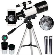 Detailed information about the product Telescope 70mm Aperture Refractor Portable Telescopes For Astronomy Beginners With Phone Adapter