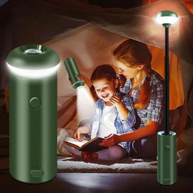 Telescopic Camping Lights,Collapsible Magnetic Camping Lantern,Dimmable USB Powered Portable,2 Lighting Modes Waterproof Flashlights,Outdoor Work Lights