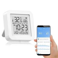 Detailed information about the product Temperature Humidity Smart Sensor Clock Digital Display Remote Control Thermometer Support Alexa Google Assistant