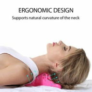 Detailed information about the product Tension Headache Relief Products Cervical Traction For Neck Pain Relief Massage Traction Pillow With 6 Trigger Point Therapy