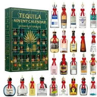 Detailed information about the product Tequila Christmas Advent Calendar,24 Days 2D Acrylic Christmas Tree Pendant for Christmas Decorations