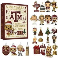 Detailed information about the product Texas A&M University Advent Calendar Blind Box Ideal For Texas A&M University Fans and Collectors 24-Day Countdown
