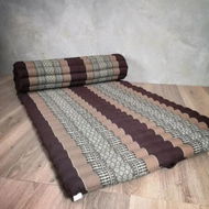 Detailed information about the product Thai Kapok Roll Up Mattress Foldout Mat Brown