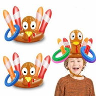 Detailed information about the product Thanksgiving Ring Toss Games Toys for Kids Turkey Hats Family School Party Favors Decor Indoor Outdoor Party Game