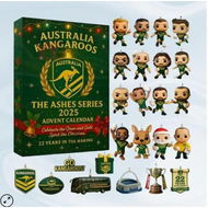 Detailed information about the product The Ashes Series 2026 Australia Cricket Advent Calendar Blind Box 2D Flat Acrylic Ornament 24 Days Countdown Christmas Gift
