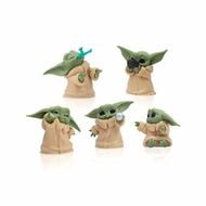 Detailed information about the product The Child Kid Baby Yoda Figure 5pcs