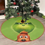 Detailed information about the product The Grinch Christmas Tree Skirt for Xmas Holiday Party Decorations,36inch Grinch Decorations Gifts Funny Home Decor