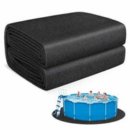 Detailed information about the product Thickened Pool Liner Pad for Above Ground Pool, 10 FT Round Under Pool Mat Padding, Pool Ground Pad Mat Under Pool for Pool Bottom Prevent Punctures