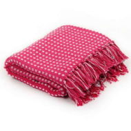 Detailed information about the product Throw Cotton Squares 125x150 cm Pink