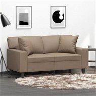 Detailed information about the product Throw Pillows 2 pcs Cappuccino 40x40 cm Faux Leather