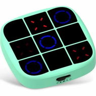 Detailed information about the product Tic Tac Toe Bolt Game,4-in-1 Handheld Puzzle Game Console,Electronic Tic Tac Toe Game,Portable Travel Games for Car Ride,Board Games (Green)