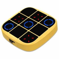 Detailed information about the product Tic Tac Toe Bolt Game,4-in-1 Handheld Puzzle Game Console,Electronic Tic Tac Toe Game,Portable Travel Games for Car Ride,Board Games (Yellow)