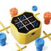 Tic Tac Toe Bolt Game,Original 3-in-1 Handheld Puzzle Game Console,Portable Travel Games for Car Ride,Board Games,Birthday Gifts for Ages 3+ (Yellow). Available at Crazy Sales for $39.99