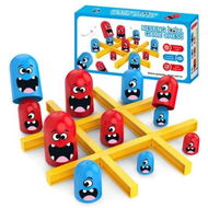 Detailed information about the product Tic Tac Toe Strategic Board Game for Kids and Family, Party Tabletop Games Strategy Head to Head Games Suitable Party 2 Players Toys