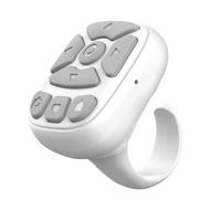 Detailed information about the product TikTok Scrolling Ring for iPhone Fingertip Wireless Bluetooth Remote Control Compatible with iOS/Android, White