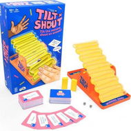Detailed information about the product Tilt and Shout Game, Fun Family Desk Board Games, Interactive Marble-Run Games Speedy Fast-Paced for Game Night