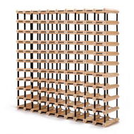 Detailed information about the product Timber Wine Rack Storage Cellar Organiser 110 Bottle