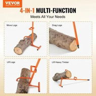 Detailed information about the product Timberjack Log Lifter 4 in 1 Log Roller 46.5 in Logging Forestry Multitool