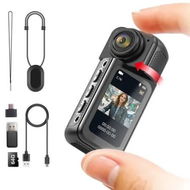 Detailed information about the product Tiny Thumb Action Camera, Mount Anywhere, Small Body with Spring Clip, Portable Vlogging Camera for Cycling, Motorcycle and More, Black