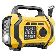 Detailed information about the product Tire Inflator Portable Air Compressor,6X Fast 150PSI Air Pump,Cordless Car Motorcycle Balls Bike Pump,Tire Inflator Pressure Gauge