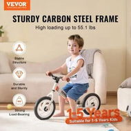 Detailed information about the product Toddler Balance Bike Carbon Steel Balance Bicycle for Kids with Adjustable Seat & Handlebar 12' EVA Foam Tires No Pedal Balance Bicycle Gift