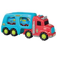 Detailed information about the product Toddler Car Toys for 3 4 5 6 Years Old Construction Transport Truck for Kids Boys Girls (Red)