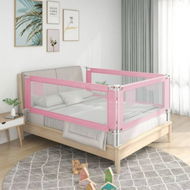 Detailed information about the product Toddler Safety Bed Rail Pink 160x25 Cm Fabric