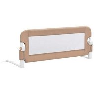 Detailed information about the product Toddler Safety Bed Rail Taupe 102x42 cm Polyester