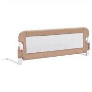 Detailed information about the product Toddler Safety Bed Rail Taupe 120x42 cm Polyester