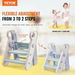 Toddler Step Stool Adjustable 3 Step to 2-Step Kids Kitchen Stool Helper Foldable Plastic Standing Tower Leaning Stool with Handles. Available at Crazy Sales for $89.95