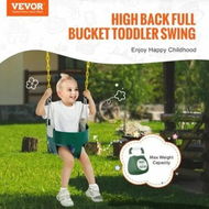 Detailed information about the product Toddler Swing Seat High Back Full Bucket Baby Swing Seat Support 150 lbs