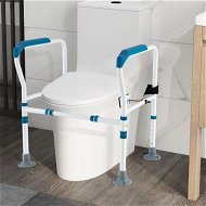 Detailed information about the product Toilet Safety Rail with Adjustable Height for Elderly