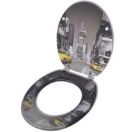 Detailed information about the product Toilet Seats with Hard Close Lids MDF New York