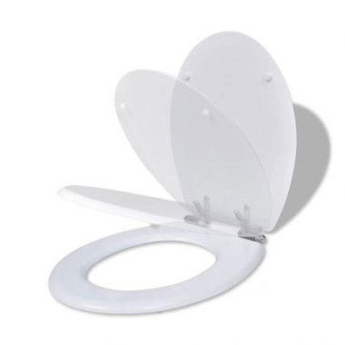 Toilet Seats With Soft Close Lids MDF White