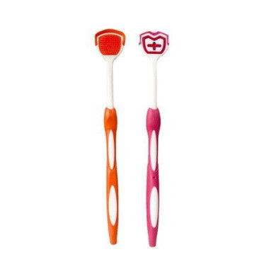 Tongue Brush Tongue Scraper Tongue Cleaner Helps Fight Bad Breath 2 Pack