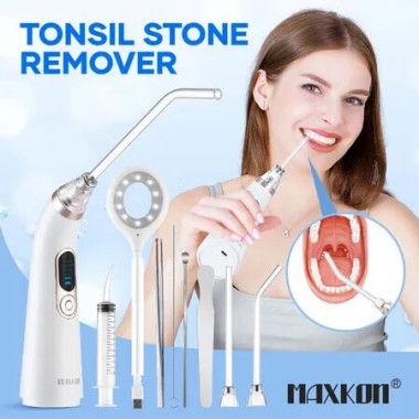 Tonsil Stone Removal Kit Remover Electronic Rock Extractor Oral Care Extraction Tool Cleaner Mouth Vacuum Cleaning 5 Suction Modes