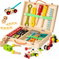 Detailed information about the product Tool Kit for Kids, 37 pcs Wooden Toddler Tools Set Includes Tool for 3 4 5 6 7 Years Old Boys Girls