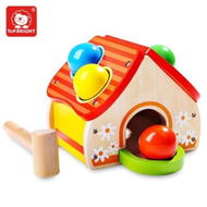 Detailed information about the product Topbright 6947 Wooden House Toy Small Hammer Knocking Balls