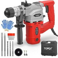 Detailed information about the product TOPEX 1010W SDS+ Rotary Hammer Drill Demolition Jack Hammer Kit w/ Chisels Drill