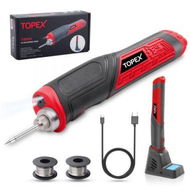 Detailed information about the product TOPEX 4V Max Cordless Soldering Iron With Rechargeable Lithium-Ion Battery