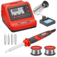 Detailed information about the product TOPEX 60W digital soldering Iron Station Solder Fast Heat Variable Temperature LED Display