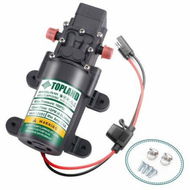 Detailed information about the product TOPLAND 12V Portable Diaphragm Water Pump with Safety Accessories Pressure Self Priming