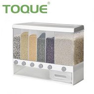 Detailed information about the product TOQUE Wall Mounted Cereal Dispenser 6 In 1 Dry Food Storage Container 10kg