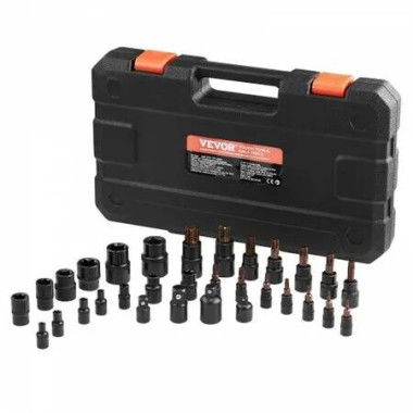 Torx Bit Socket and External Torx Socket Set 31-Piece T8-T70 and E4-E24 Steel